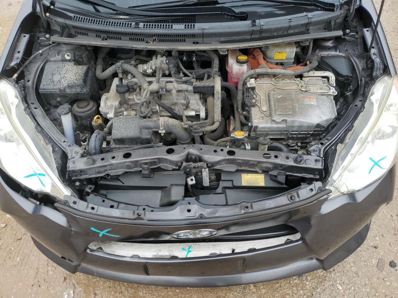 2014 Toyota Prius VIN JTDKDTB37E1566650 Copart auction photo, front end / minor dent/scratches damage thumbnail 11