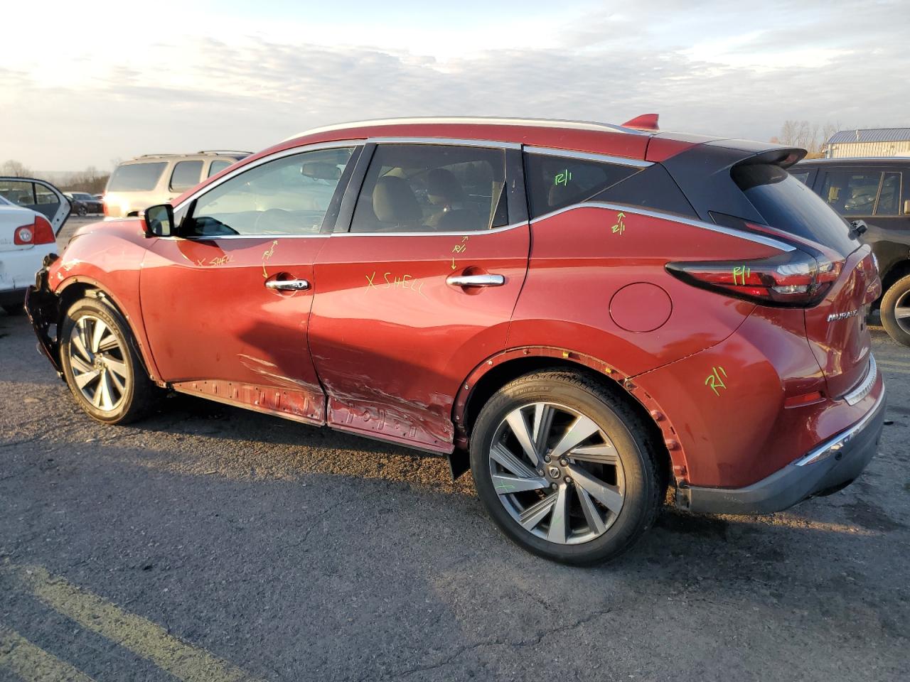 2020 Nissan Murano VIN 5N1AZ2CS5LN114582 Copart auction photo, front end / side damage thumbnail 2