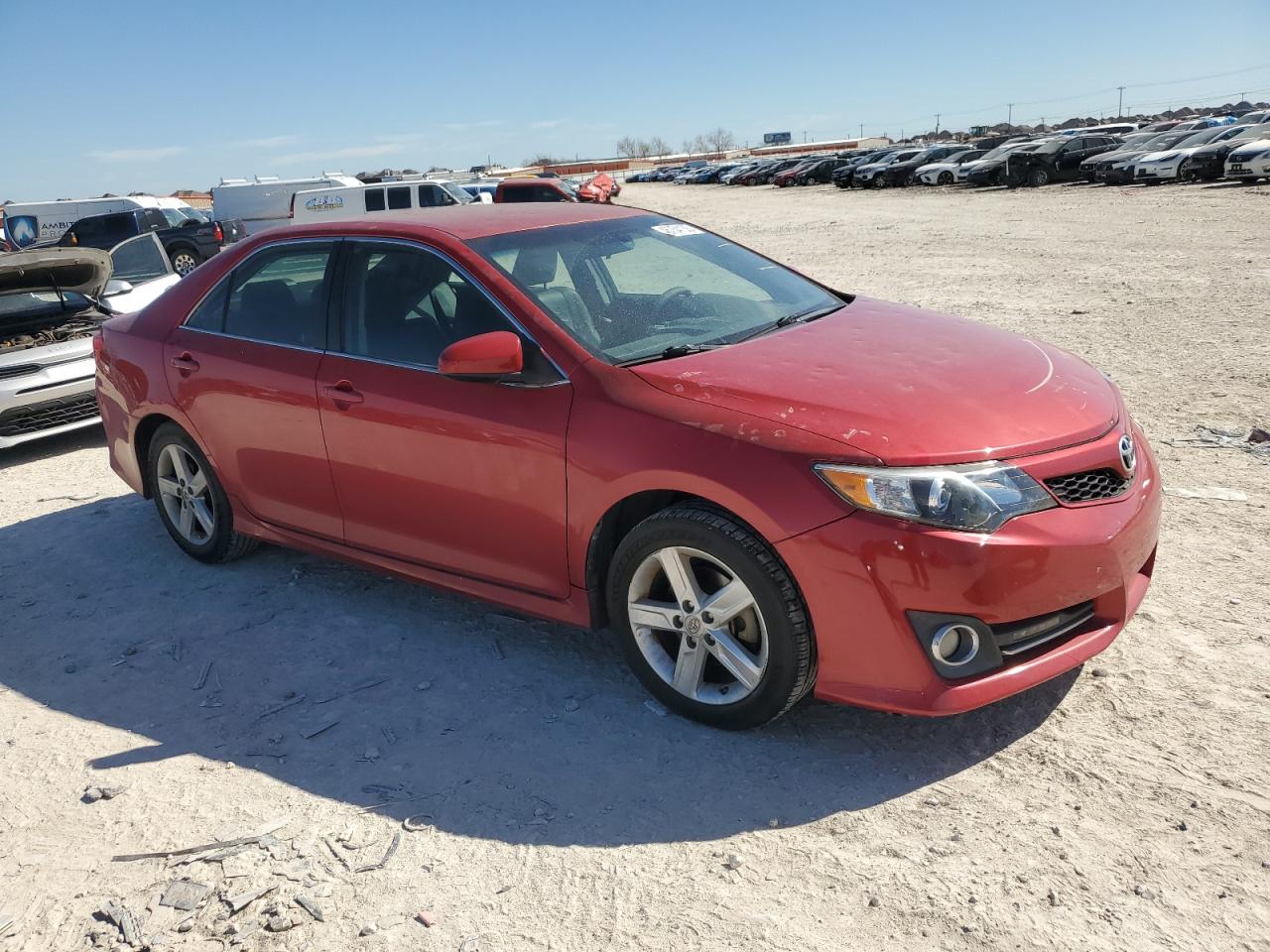 2014 Toyota Camry VIN 4T1BF1FKXEU866483 Copart auction photo, hail / minor dent/scratches damage thumbnail 4