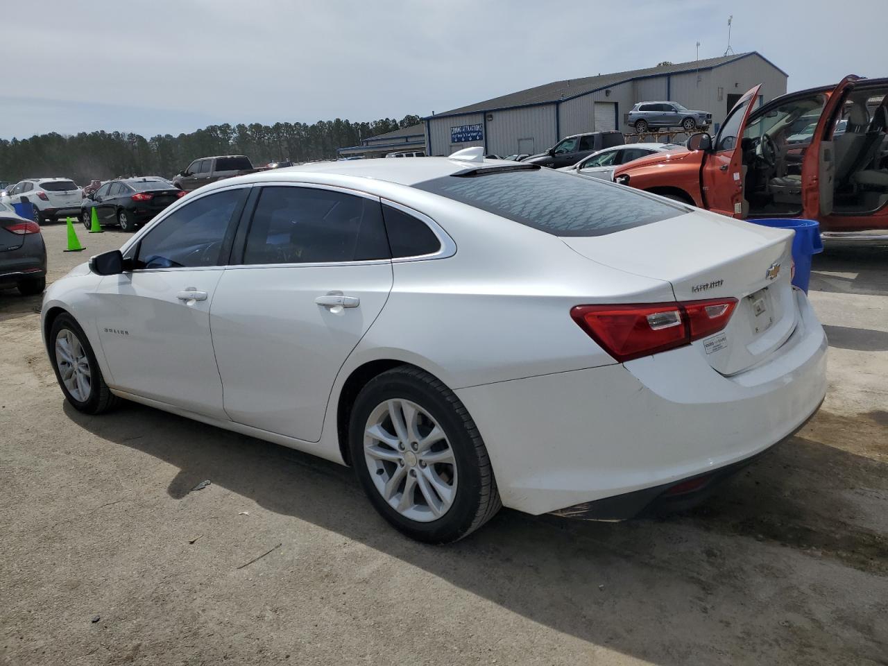 2018 Chevrolet Malibu VIN 1G1ZD5ST8JF246916 Copart auction photo, side / rear end damage thumbnail 2