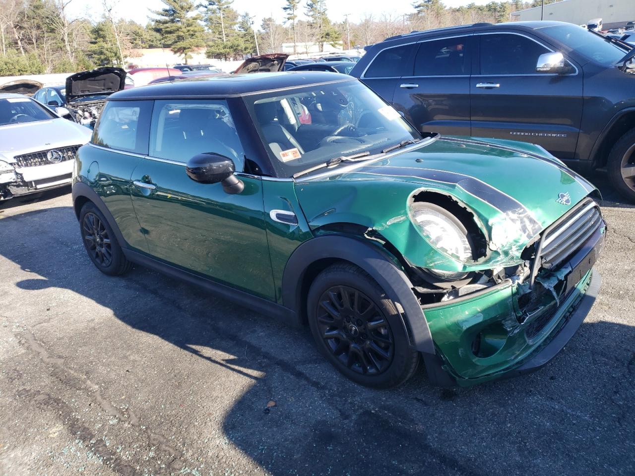 2020 MINI Cooper VIN WMWXR3C07L2L93440 Copart auction photo, front end damage thumbnail 4