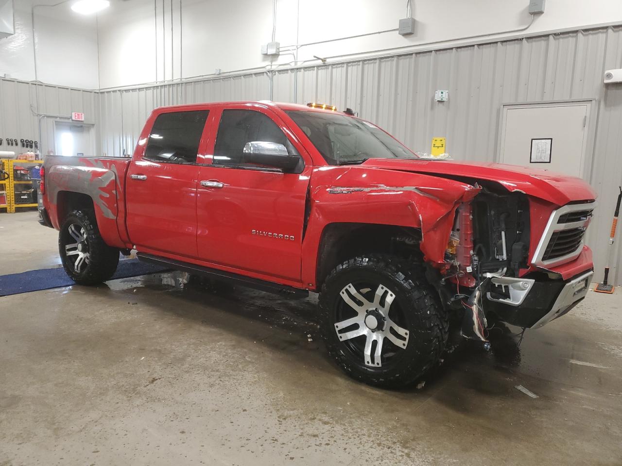 2014 Chevrolet Silverado VIN 3GCUKSEC2EG377152 Copart auction photo, front end damage thumbnail 4