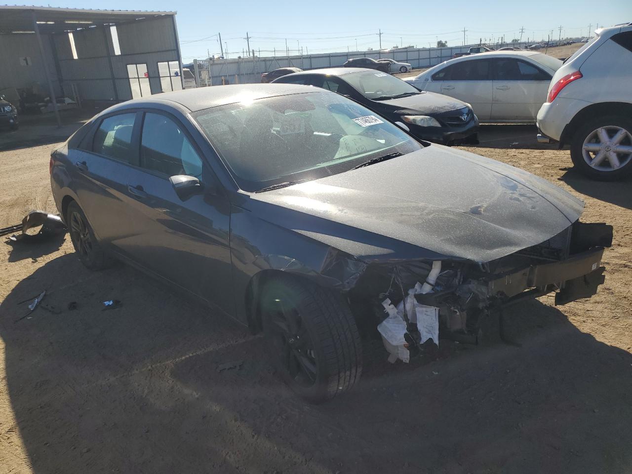 2023 Hyundai Elantra VIN KMHLM4AG7PU607712 Copart auction photo, front end damage thumbnail 4
