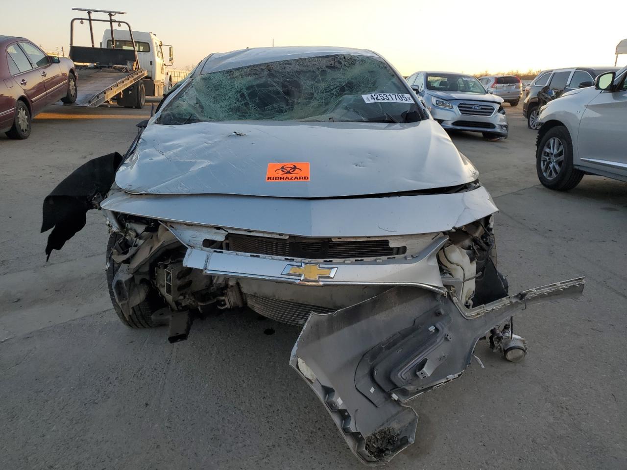 2016 Chevrolet Malibu VIN 1G1ZB5ST7GF356743 Copart auction photo, rollover damage thumbnail 5