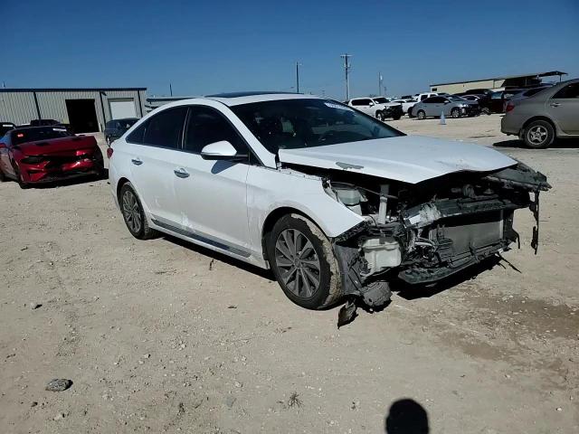 2017 Hyundai Sonata VIN 5NPE34AF4HH455956 Copart auction photo, front end / minor dent/scratches damage thumbnail 10