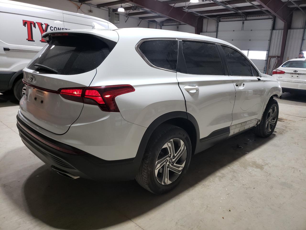 2021 Hyundai Santa Fe VIN 5NMS14AJ8MH331175 Copart auction photo, all over damage thumbnail 3