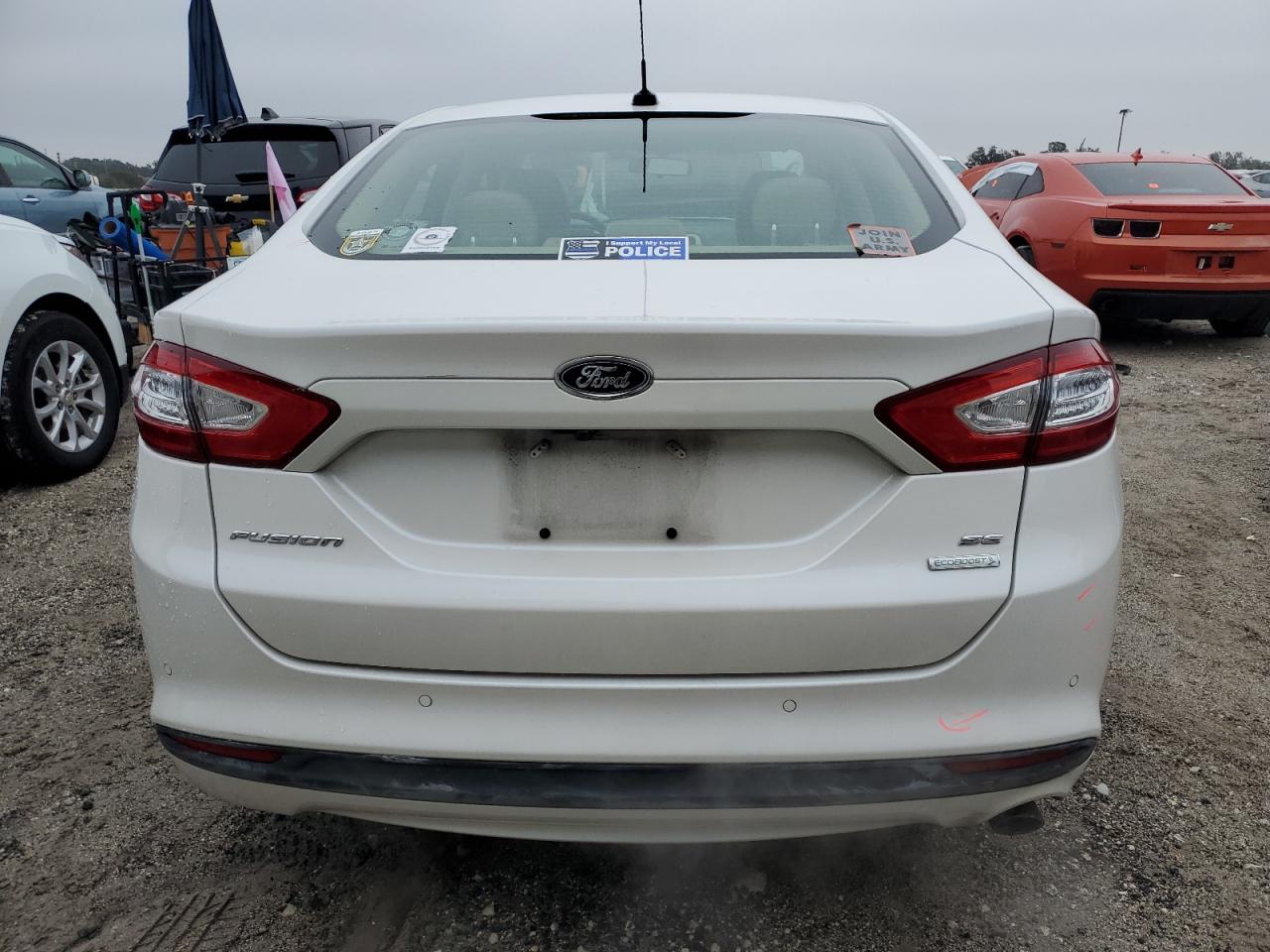 2016 Ford Fusion VIN 1FA6P0HD4G5128483 Copart auction photo, all over damage thumbnail 6