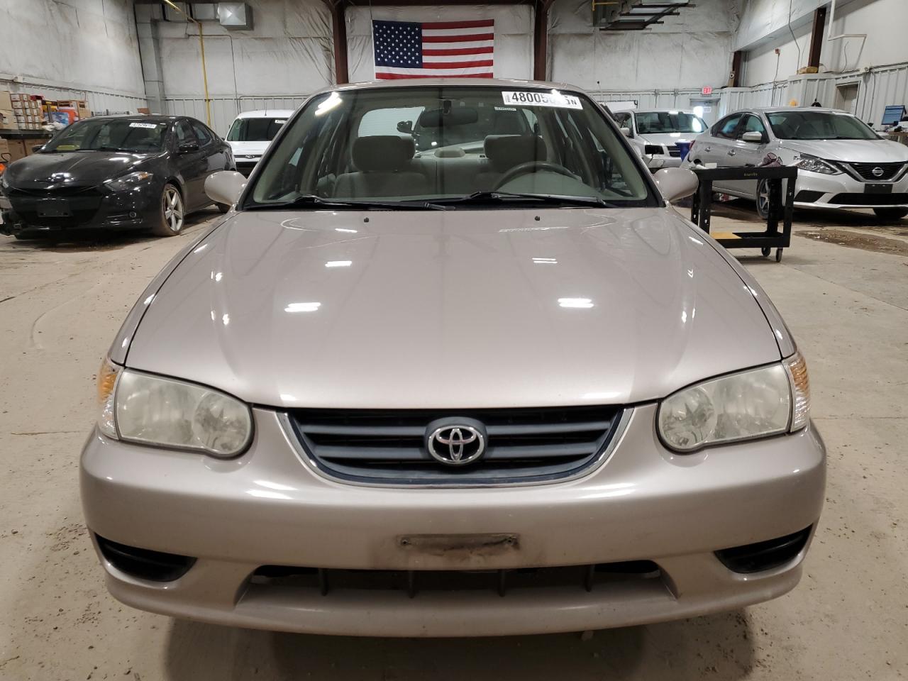 2001 Toyota Corolla VIN 2T1BR12E11C451877 Copart auction photo, rear end damage thumbnail 5