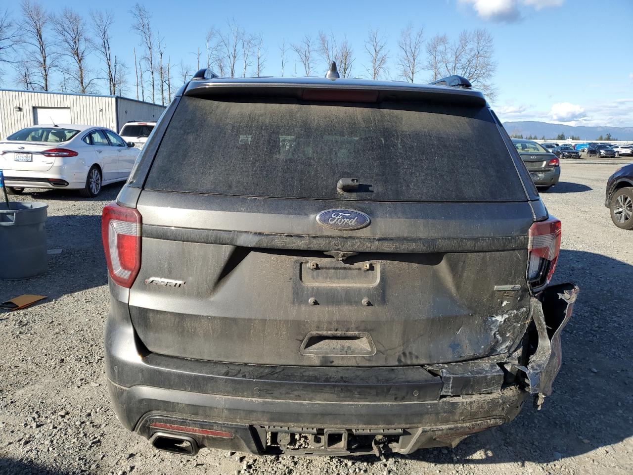 2016 Ford Explorer VIN 1FM5K8GT4GGC60008 Copart auction photo, rear end damage thumbnail 6