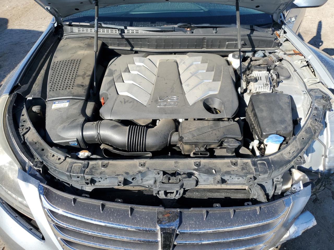 2015 Hyundai Equus VIN KMHGH4JH4FU094223 Copart auction photo, front end / side damage thumbnail 11