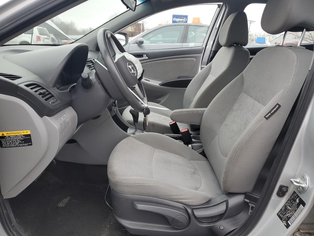 2013 Hyundai Accent VIN KMHCT4AE1DU502015 Copart auction photo, all over damage thumbnail 7
