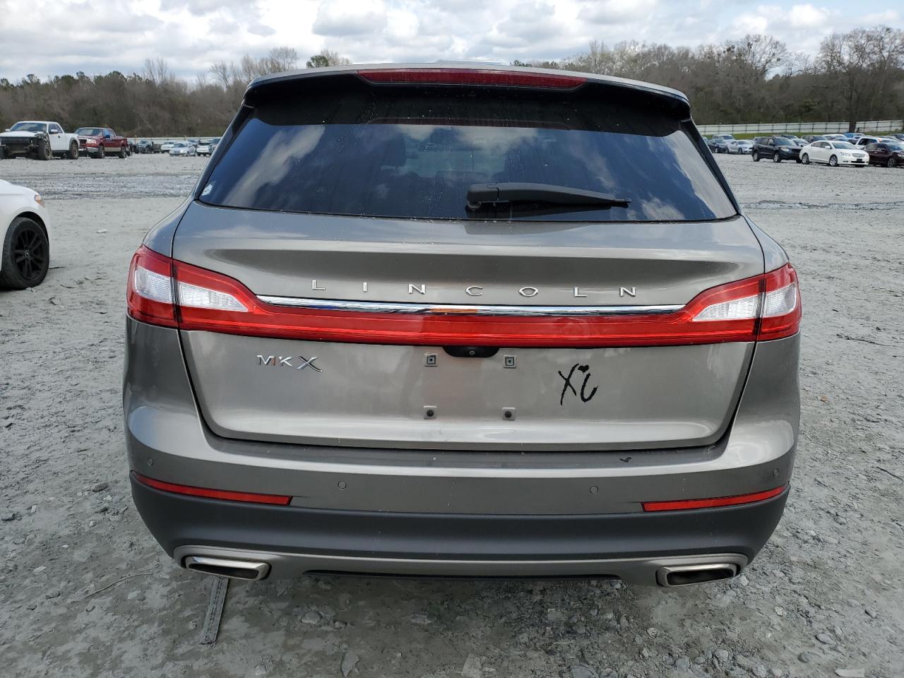 2016 Lincoln MKX VIN 2LMTJ6LR4GBL67774 Copart auction photo, front end / side damage thumbnail 6