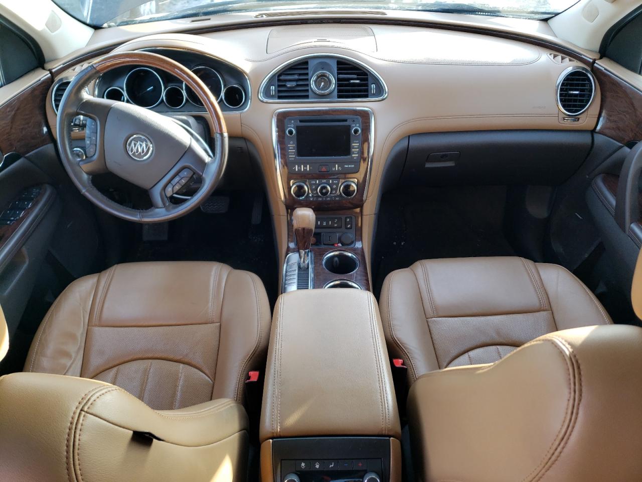 2017 Buick Enclave VIN 5GAKVCKD4HJ352274 Copart auction photo, front end / side damage thumbnail 8