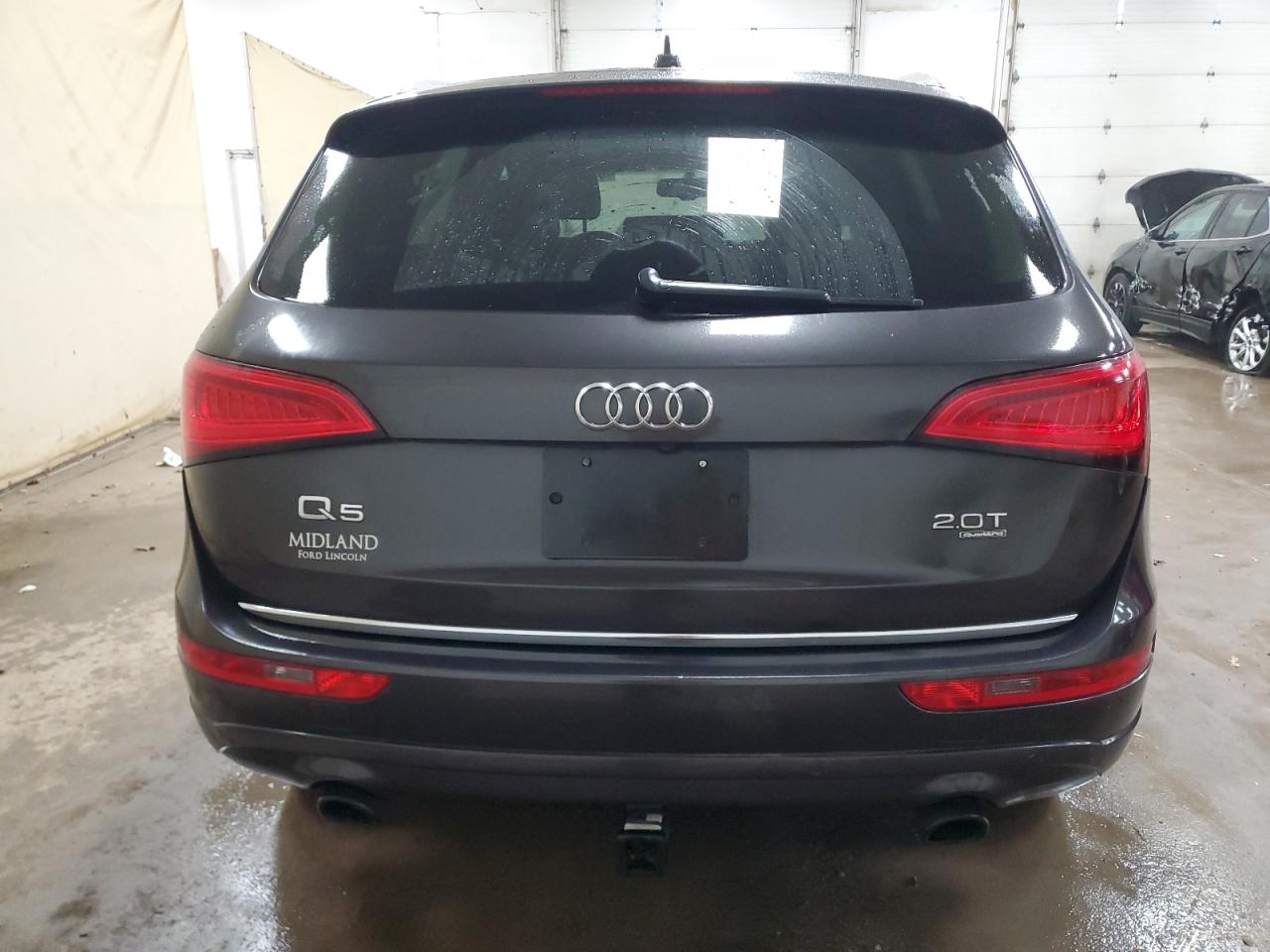 2015 Audi Q5 VIN WA1LFAFP1FA046116 Copart auction photo, front end / side damage thumbnail 6
