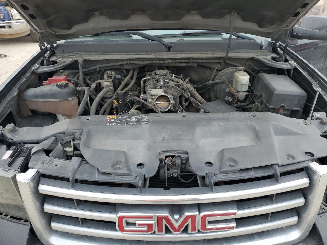 2013 GMC Sierra VIN 3GTP1VE08DG252341 Copart auction photo, front end / mechanical damage thumbnail 11