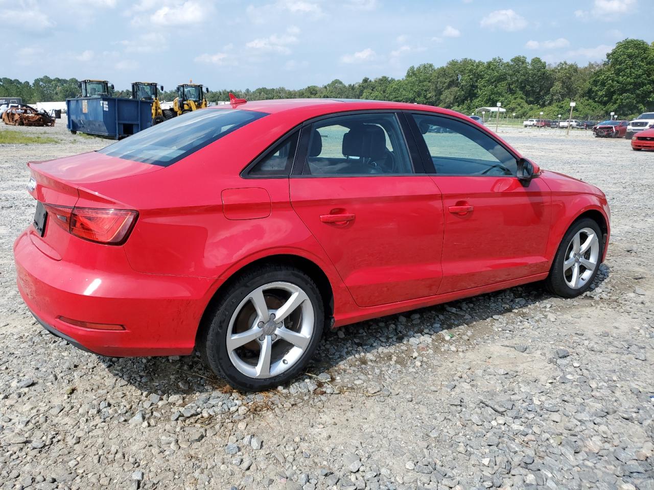 2015 Audi A3 VIN WAUACGFF3F1126398 Copart auction photo, all over damage thumbnail 3