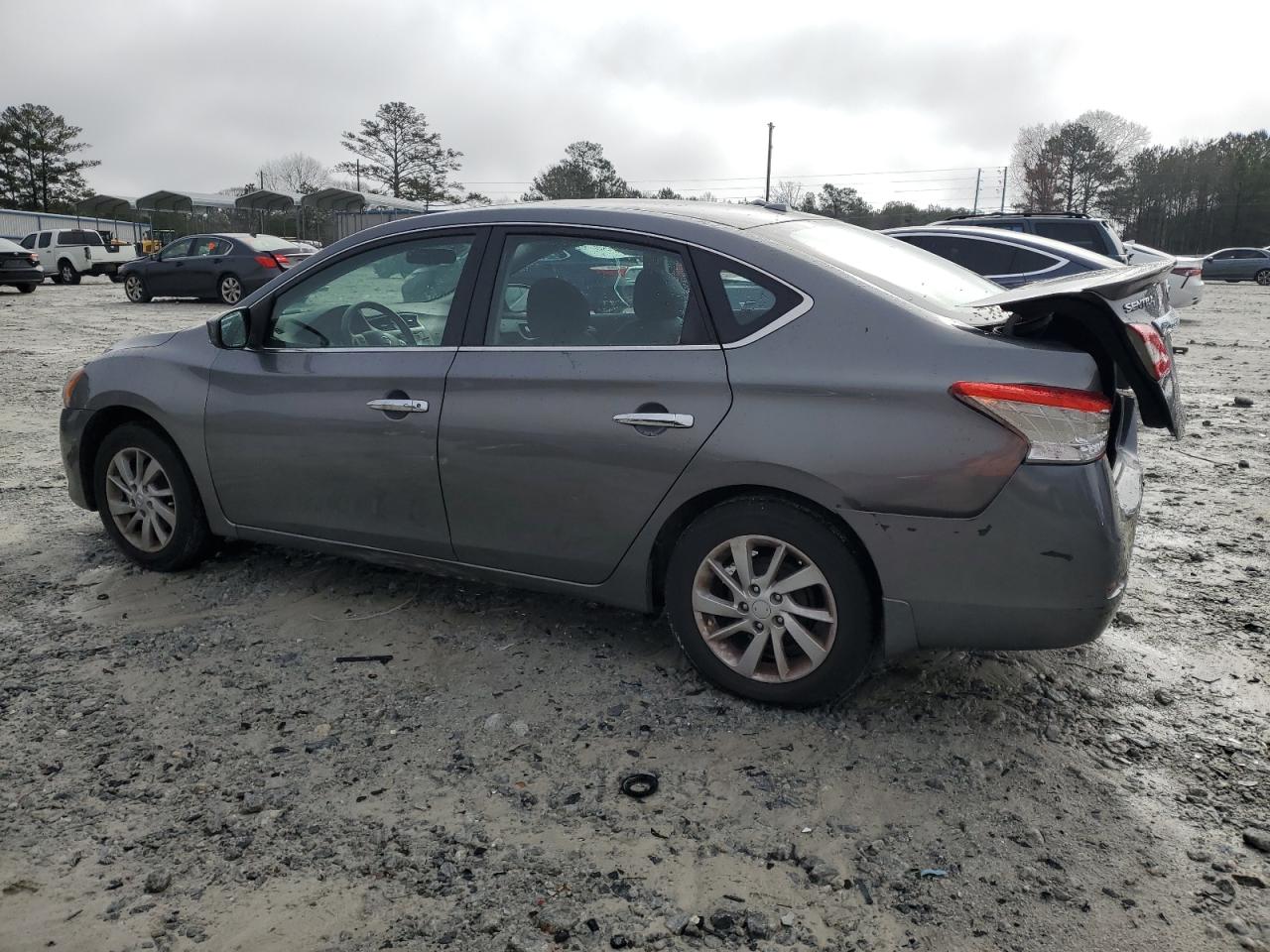 2015 Nissan Sentra VIN 3N1AB7AP4FY354107 Copart auction photo, all over damage thumbnail 2