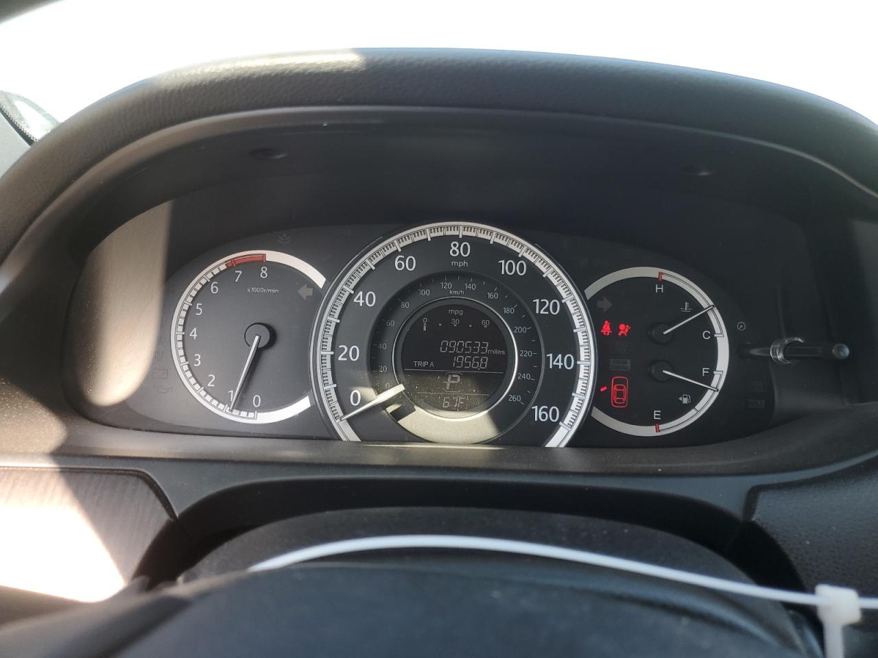 2014 Honda Accord VIN 1HGCR2F8XEA308128 Copart auction photo, front end damage thumbnail 9