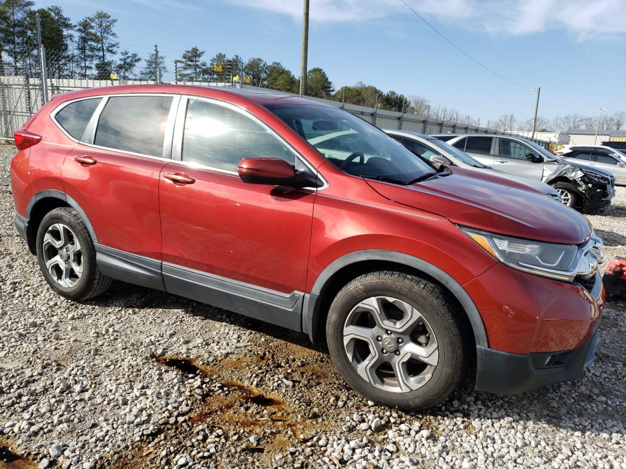 2018 Honda CR-V VIN 5J6RW1H52JL002659 Copart auction photo, rear end / front end damage thumbnail 4