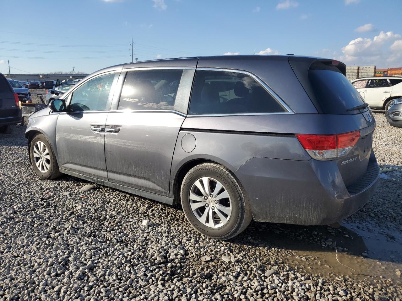 2015 Honda Odyssey VIN 5FNRL5H60FB055028 Copart auction photo, front end damage thumbnail 2