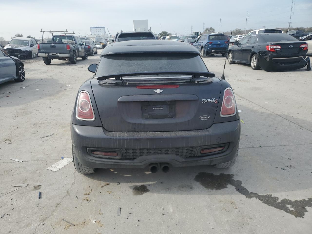 2014 MINI Cooper VIN WMWSX3C59ET773064 Copart auction photo, front end damage thumbnail 6