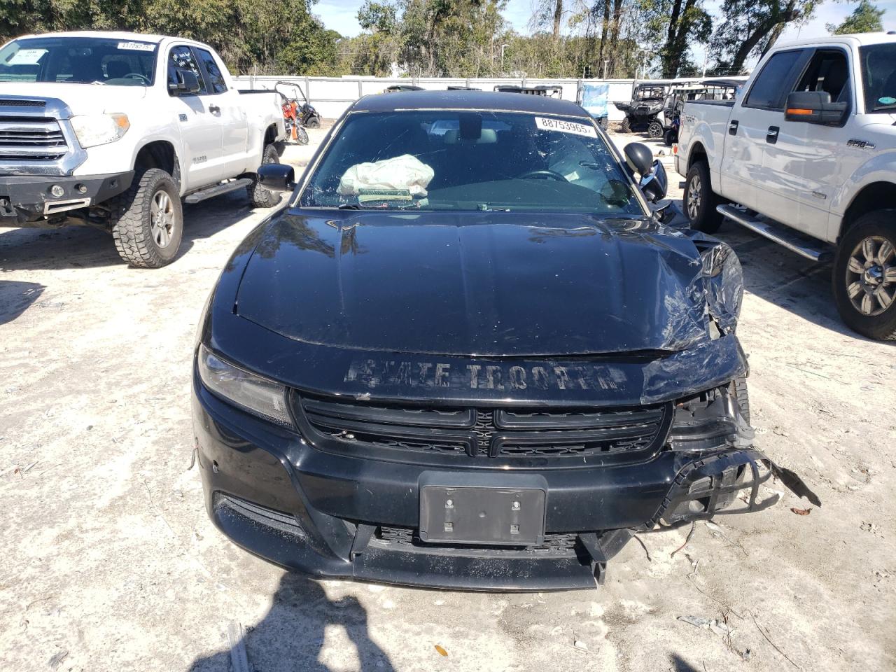 2017 Dodge Charger VIN 2C3CDXAT0HH532833 Copart auction photo, front end / side damage thumbnail 5