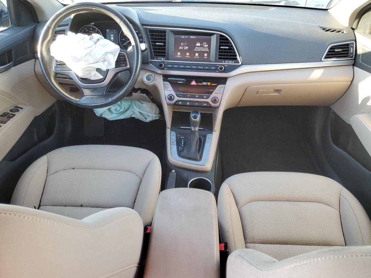 2018 Hyundai Elantra VIN KMHD84LF3JU654353 Copart auction photo, front end damage thumbnail 8