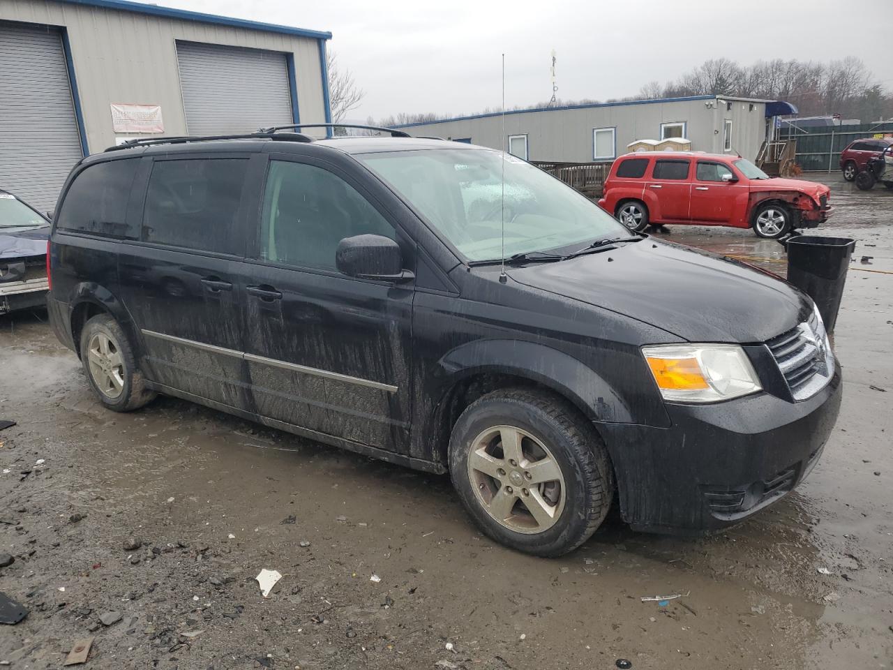 2010 Dodge Caravan VIN 2D4RN5D18AR444469 Copart auction photo, front end damage thumbnail 4