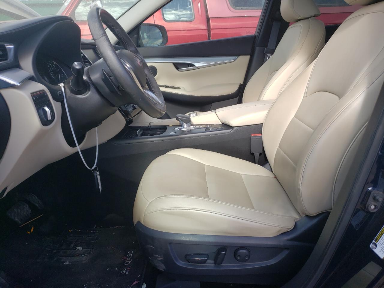 2021 Infiniti QX50 VIN 3PCAJ5BB6MF104061 Copart auction photo, front end damage thumbnail 7