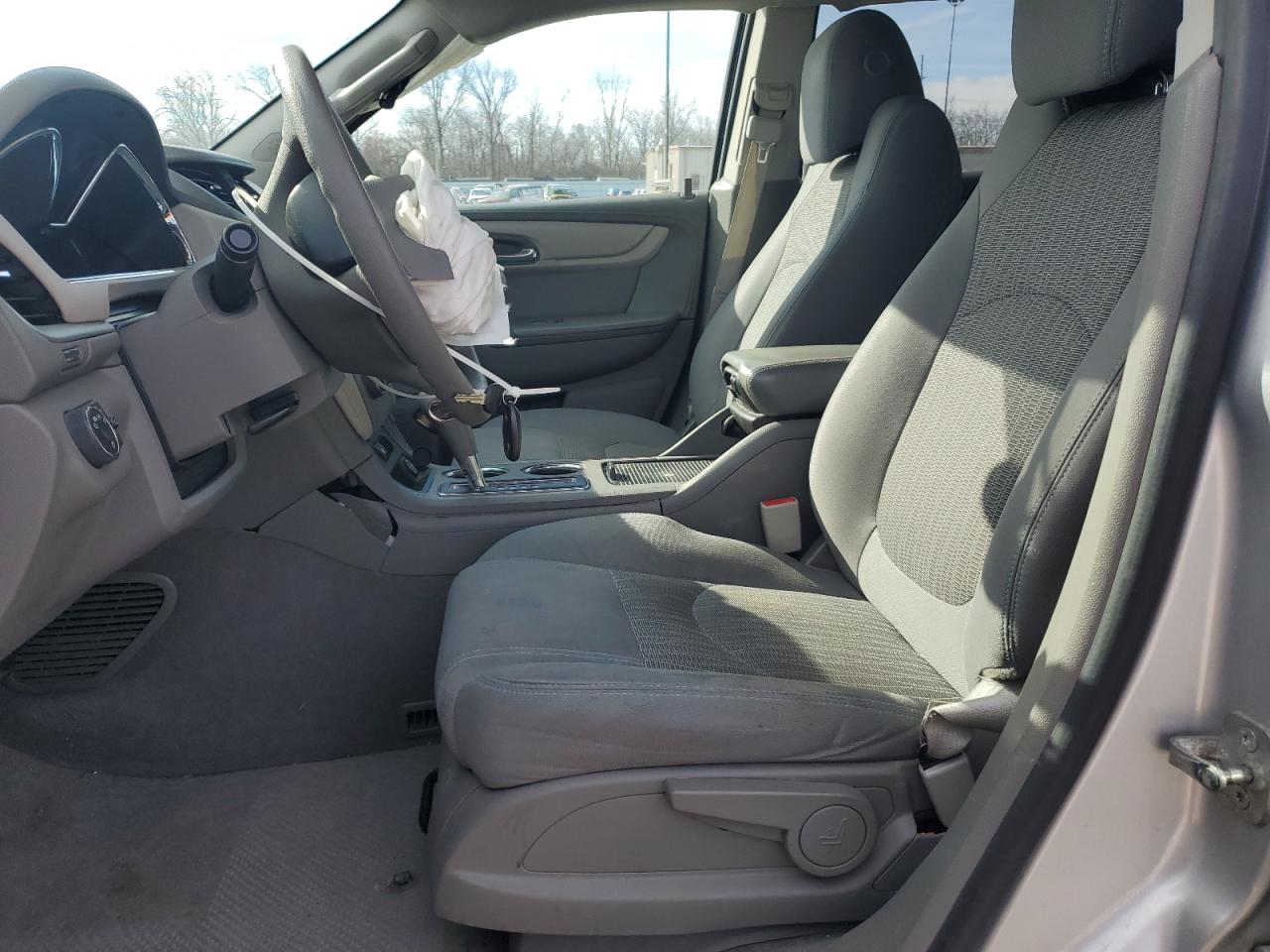 2014 Chevrolet Traverse VIN 1GNKRFED4EJ172330 Copart auction photo, front end / side damage thumbnail 7