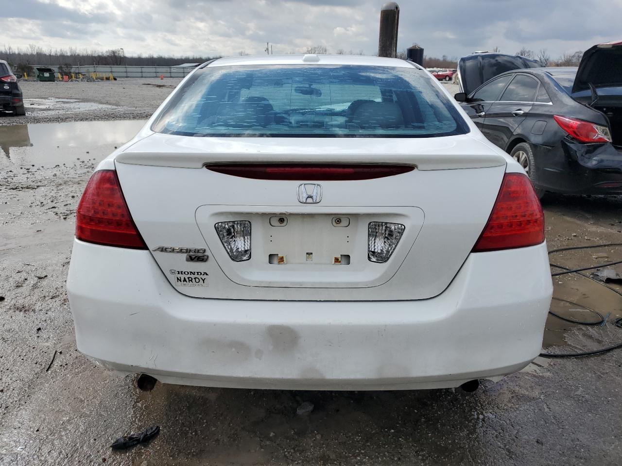 2007 Honda Accord VIN 1HGCM66577A077168 Copart auction photo, front end damage thumbnail 6