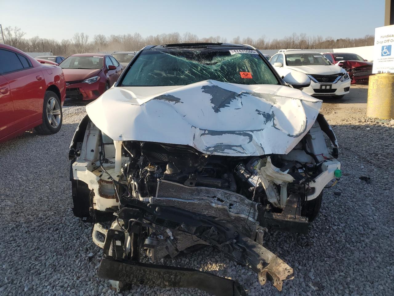 2017 KIA Cadenza VIN KNALC4J17H5041904 Copart auction photo, front end / side damage thumbnail 5
