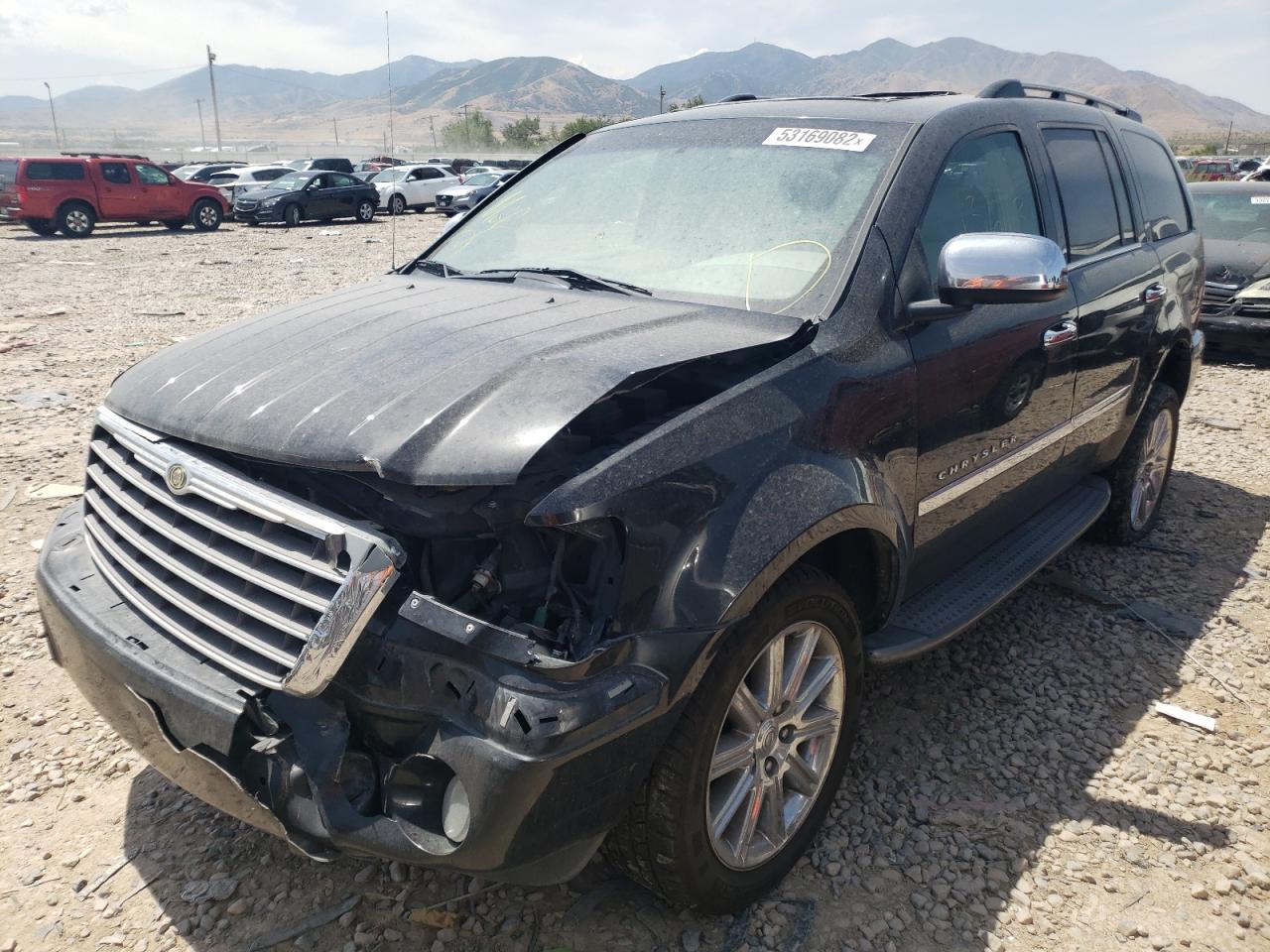 2007 Chrysler Aspen VIN 1A8HW58247F585301 Copart auction photo, front end / minor dent/scratches damage thumbnail 2