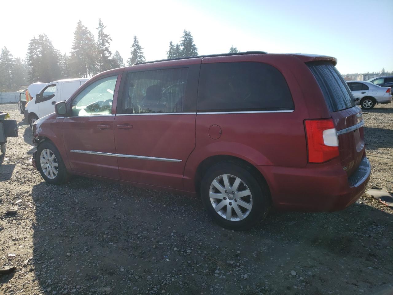2014 Chrysler Town & Country VIN 2C4RC1BG7ER434928 Copart auction photo, front end damage thumbnail 2