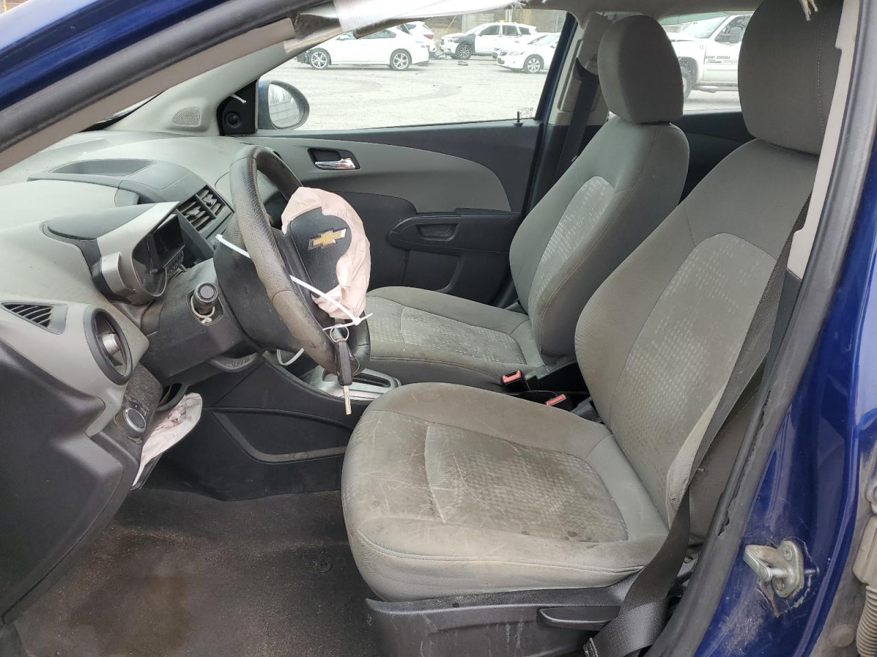 2013 Chevrolet Sonic VIN 1G1JA6SG8D4132445 Copart auction photo, front end / minor dent/scratches damage thumbnail 7