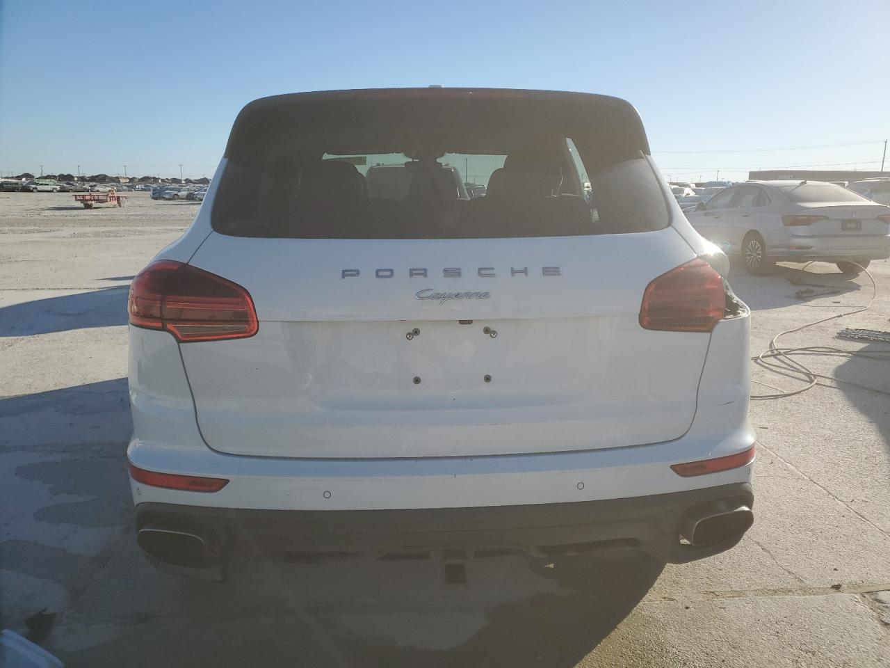 2016 Porsche Cayenne VIN WP1AA2A23GLA06380 Copart auction photo, side / stripped damage thumbnail 6