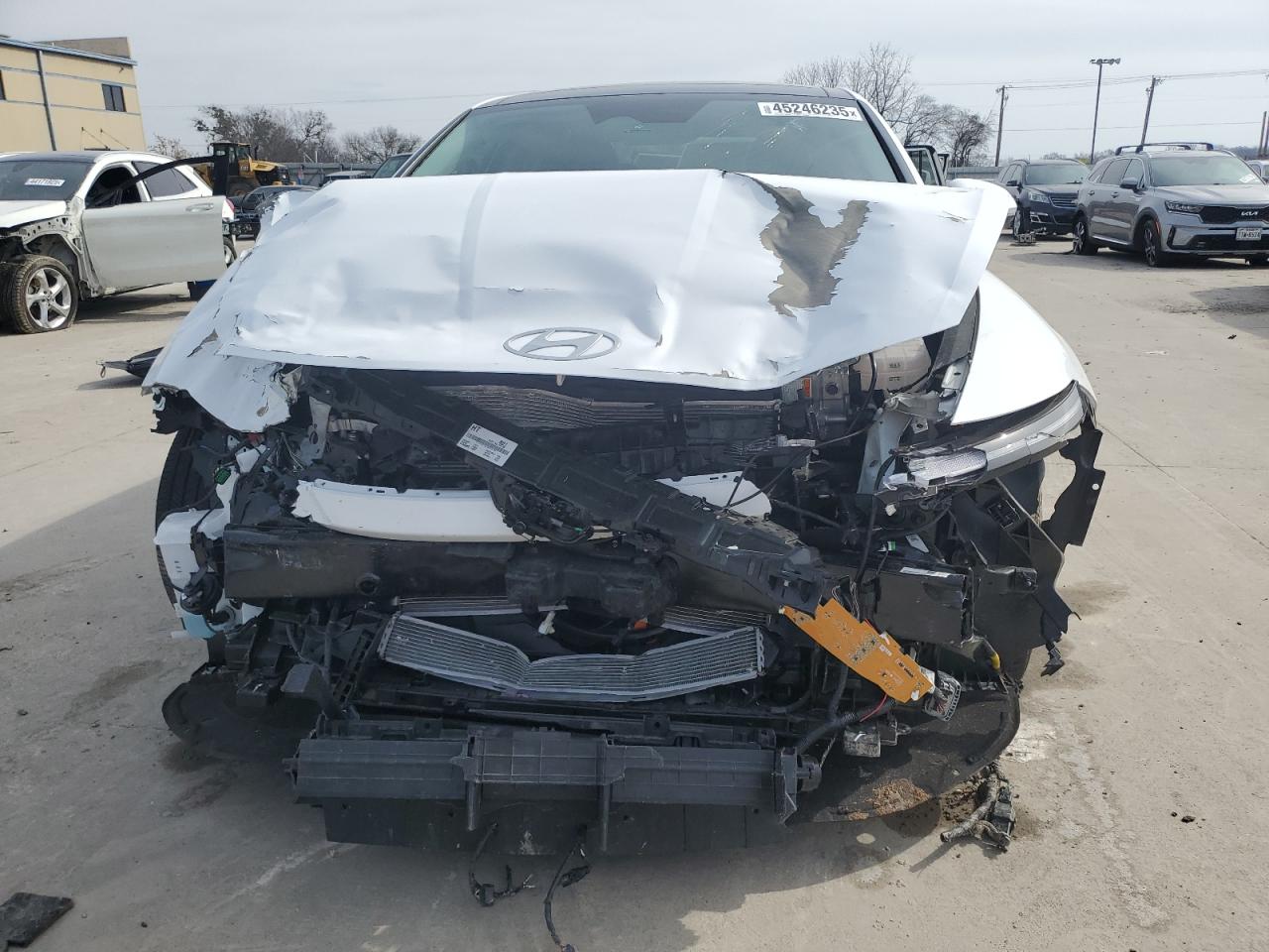 2024 Hyundai Sonata VIN KMHL54JJ1RA101709 Copart auction photo, front end / hail damage thumbnail 5