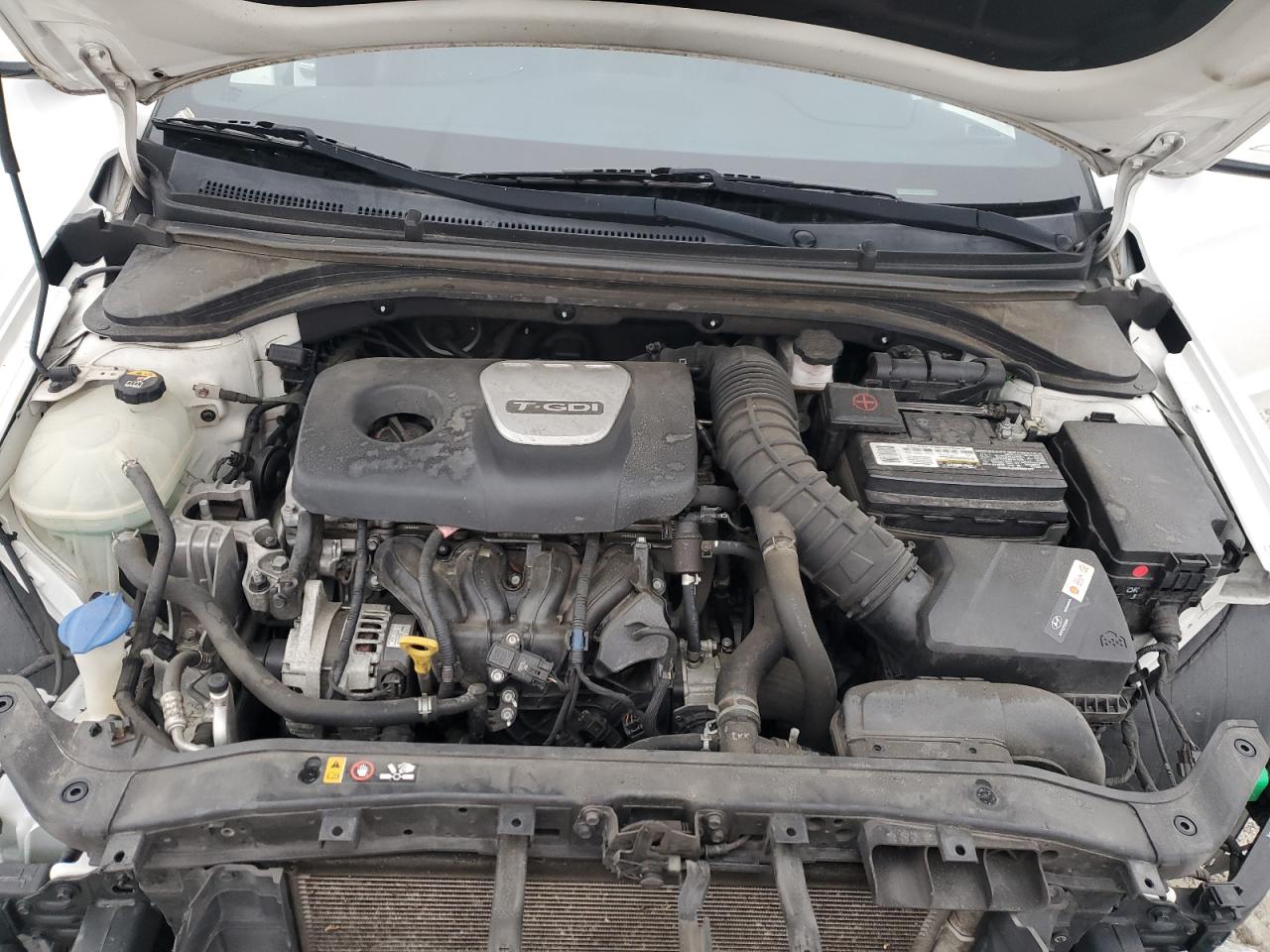 2017 Hyundai Elantra VIN KMHD04LB1HU328193 Copart auction photo, front end damage thumbnail 11
