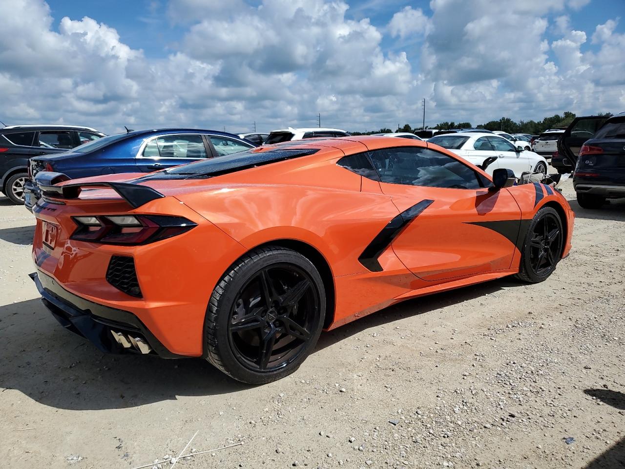 2021 Chevrolet Corvette VIN 1G1YB2D42M5112127 Copart auction photo, water/flood damage thumbnail 3
