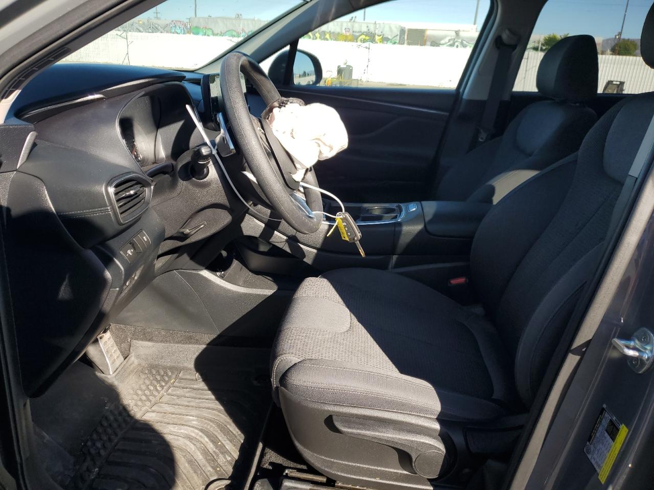 2021 Hyundai Santa Fe VIN 5NMS1DAJ3MH356047 Copart auction photo, front end / minor dent/scratches damage thumbnail 7