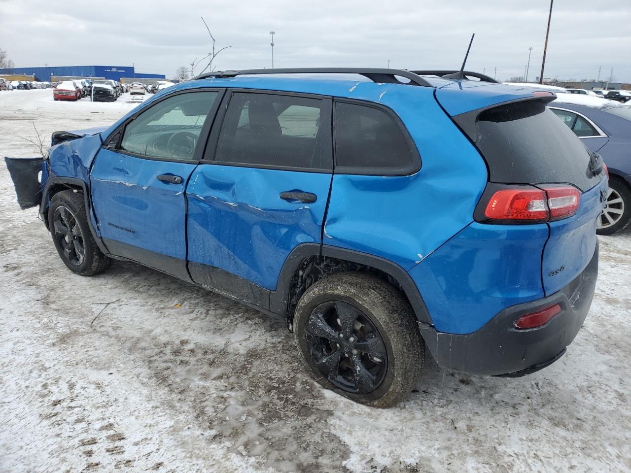2017 Jeep Grand Cherokee VIN 1C4PJMAS8HW651372 Copart auction photo, rollover / all over damage thumbnail 2