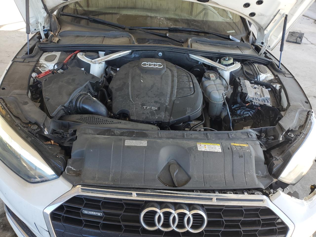 2020 Audi A5 VIN WAUCNCF56LA018615 Copart auction photo, front end / minor dent/scratches damage thumbnail 13