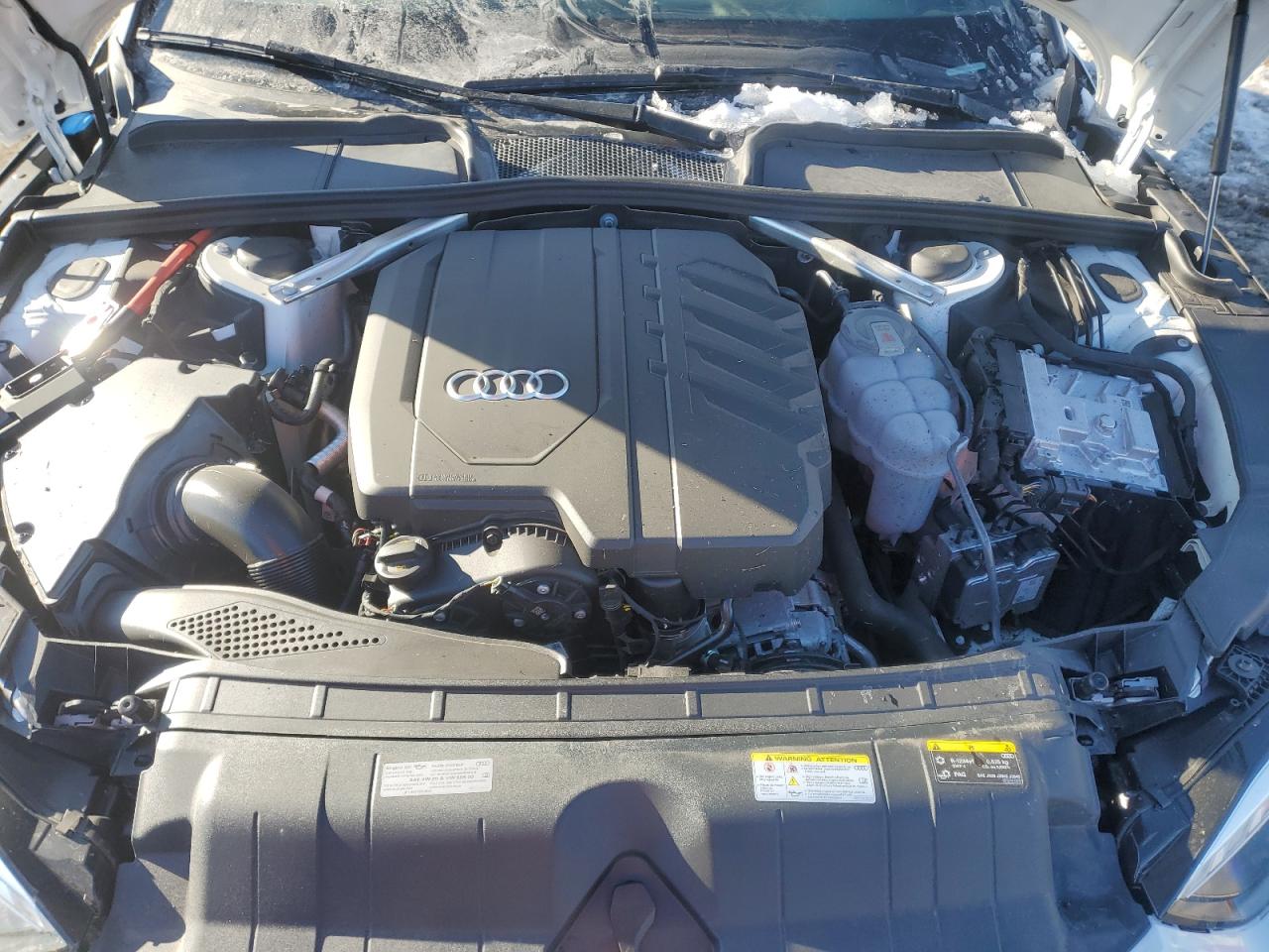 2024 Audi A5 VIN WAUFACF53RA102229 Copart auction photo, front end / rear end damage thumbnail 11