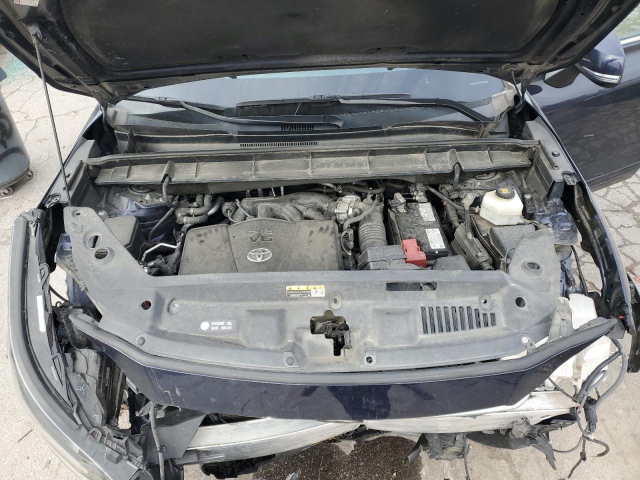 2020 Toyota Highlander VIN 5TDCZRAHXLS508618 Copart auction photo, front end / side damage thumbnail 14