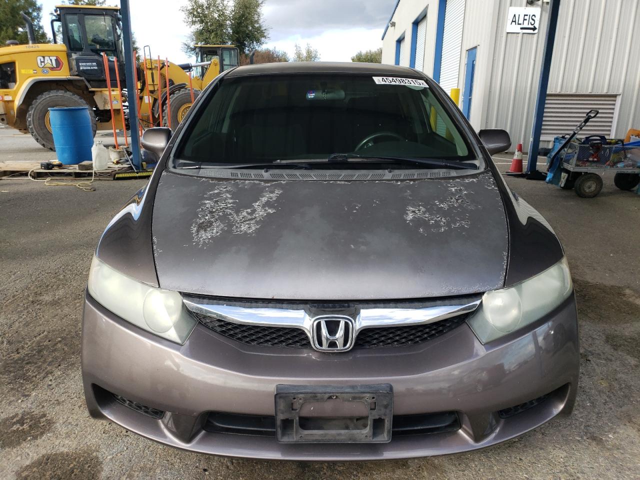 2010 Honda Civic VIN 2HGFA1F61AH541582 Copart auction photo, front end damage thumbnail 5