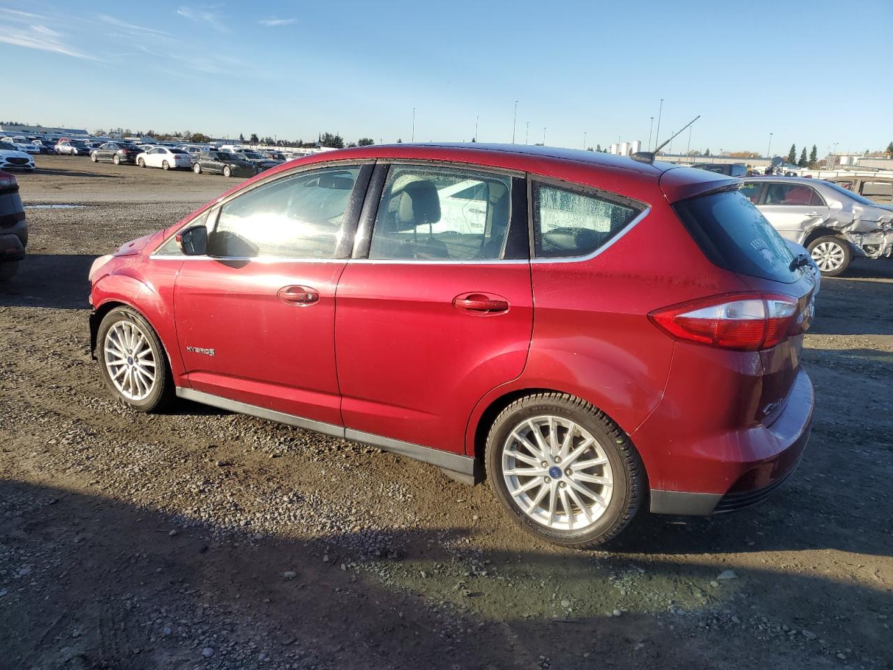 2014 Ford C-MAX VIN 1FADP5BU8EL513695 Copart auction photo, front end damage thumbnail 2