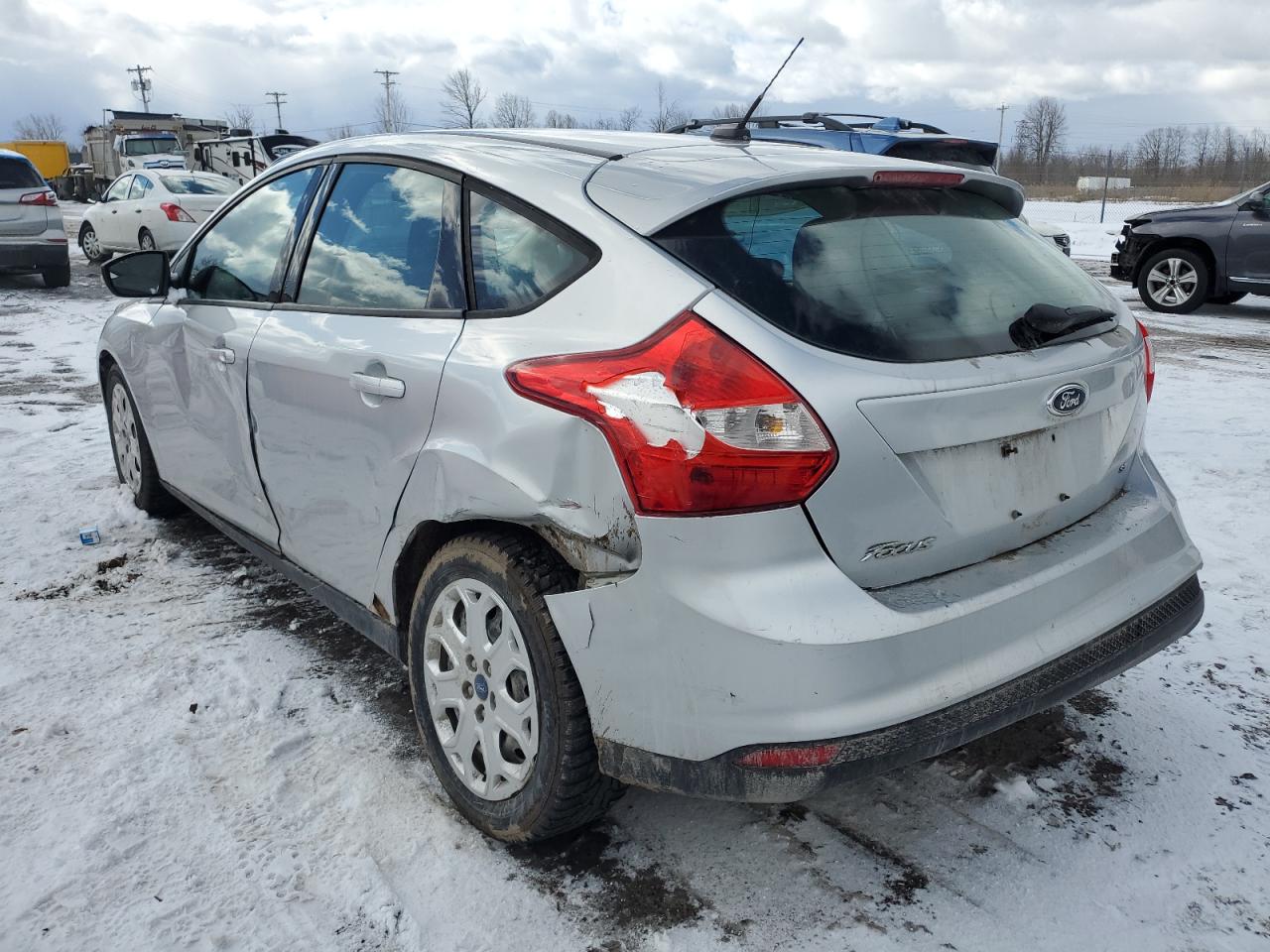 2012 Ford Focus VIN 1FAHP3K26CL104032 Copart auction photo, side / rear end damage thumbnail 2