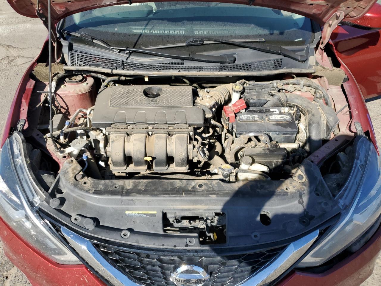 2019 Nissan Sentra VIN 3N1AB7APXKY394587 Copart auction photo, front end damage thumbnail 11