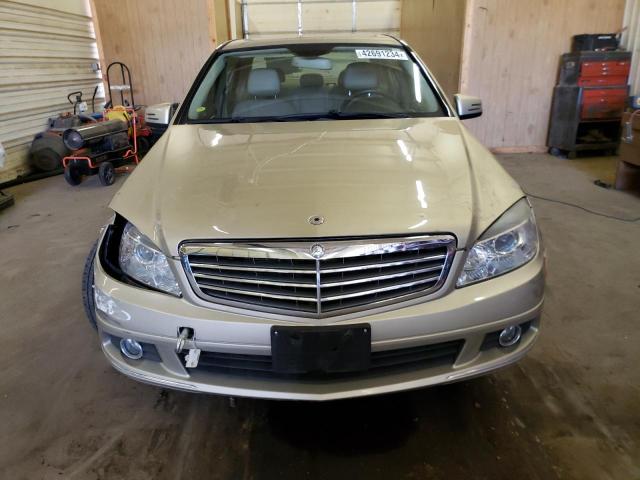 2010 Mercedes-Benz C-klasse VIN WDDGF8BBXAF422565 Copart auction photo, front end damage thumbnail 5