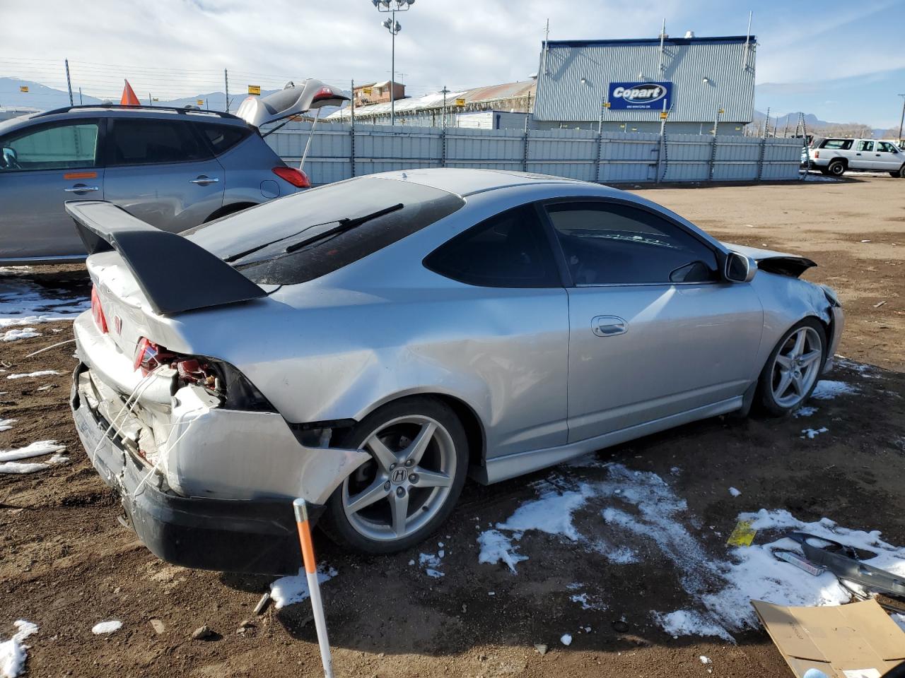 2005 Acura RSX VIN JH4DC53045S016438 Copart auction photo, front end / rear end damage thumbnail 3